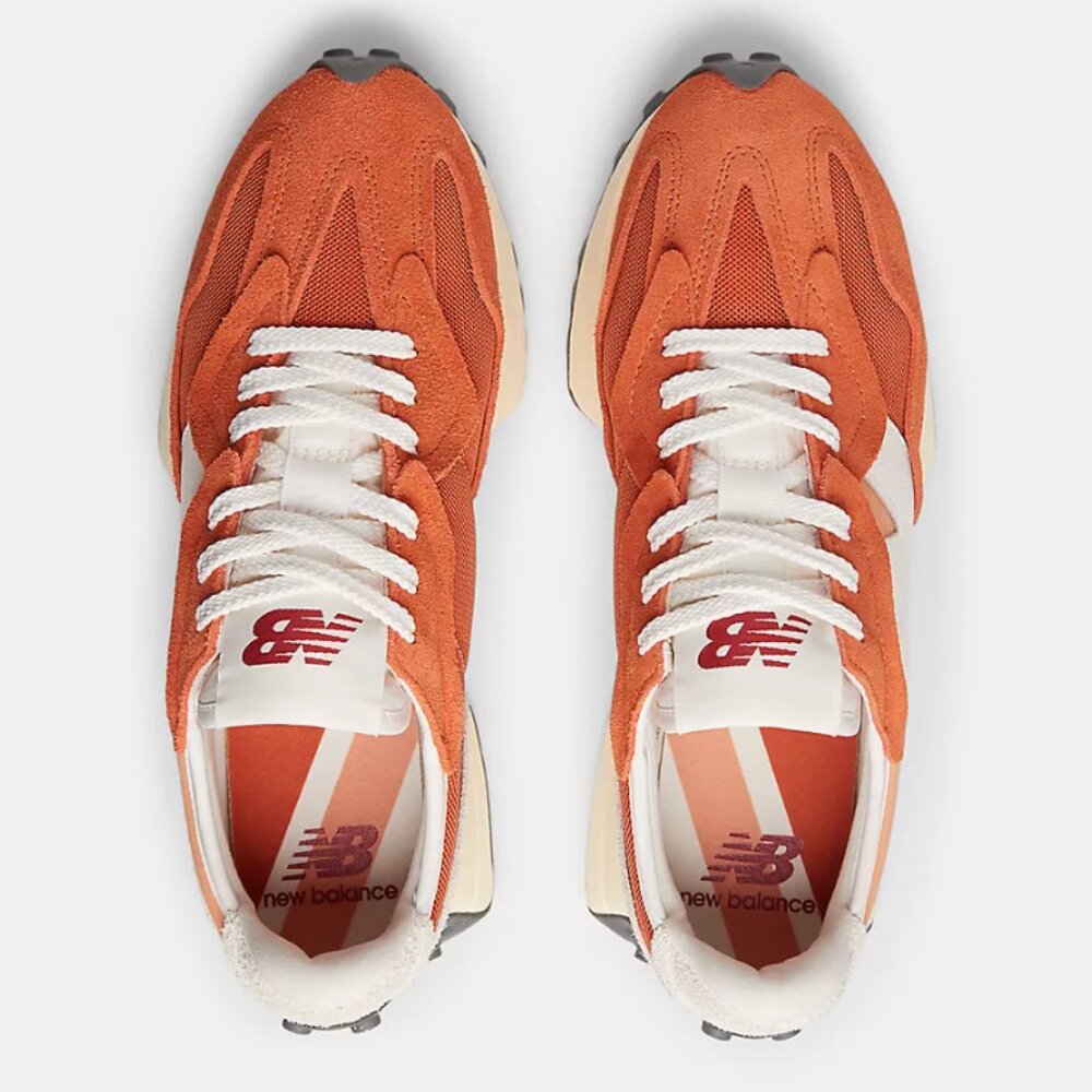 New Balance Orange and White Athletic Shoes